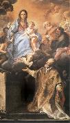 Maratta, Carlo The Madonna and its aparicion to San Felipe Neri oil painting reproduction